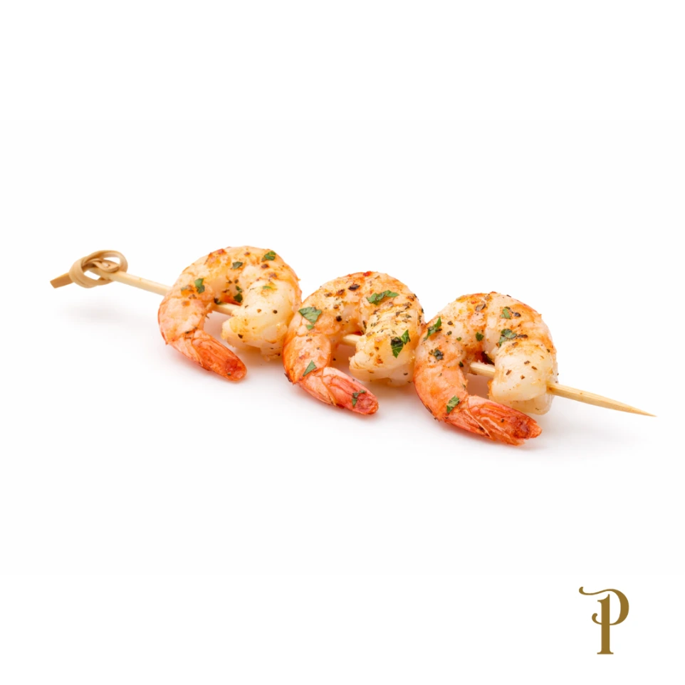 [751] Brocheta de camarones